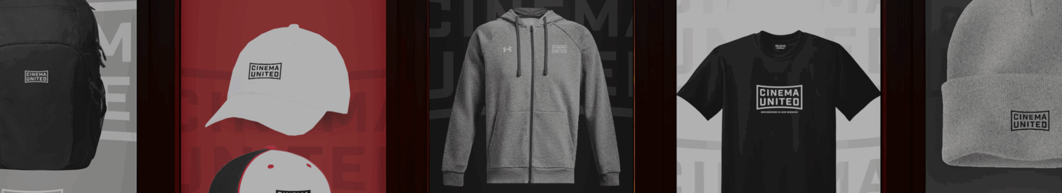 Products found in Cinema United Merch Store