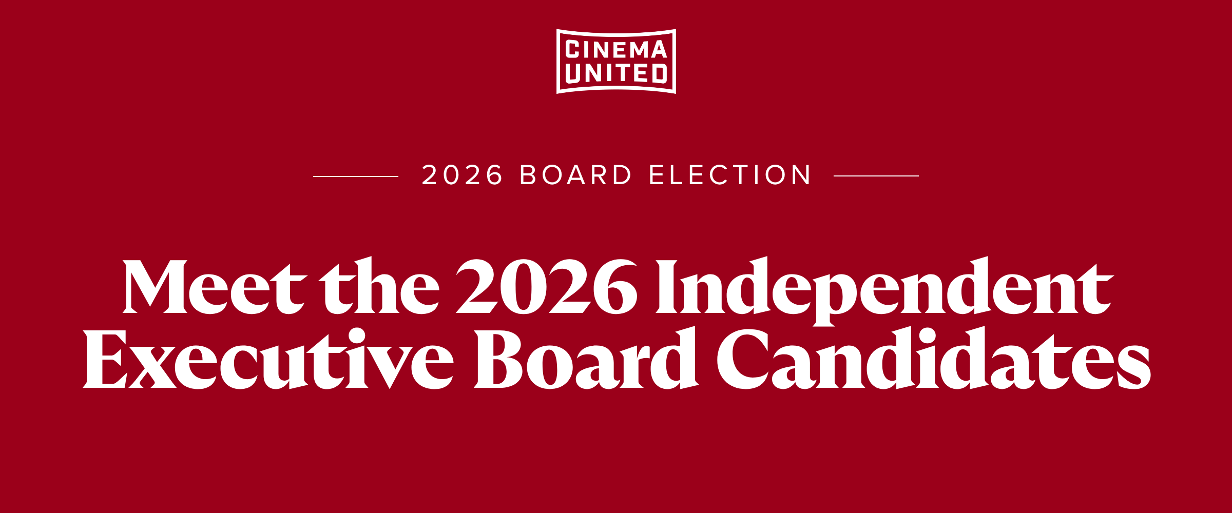 2026 Independent Executive Board Candidates