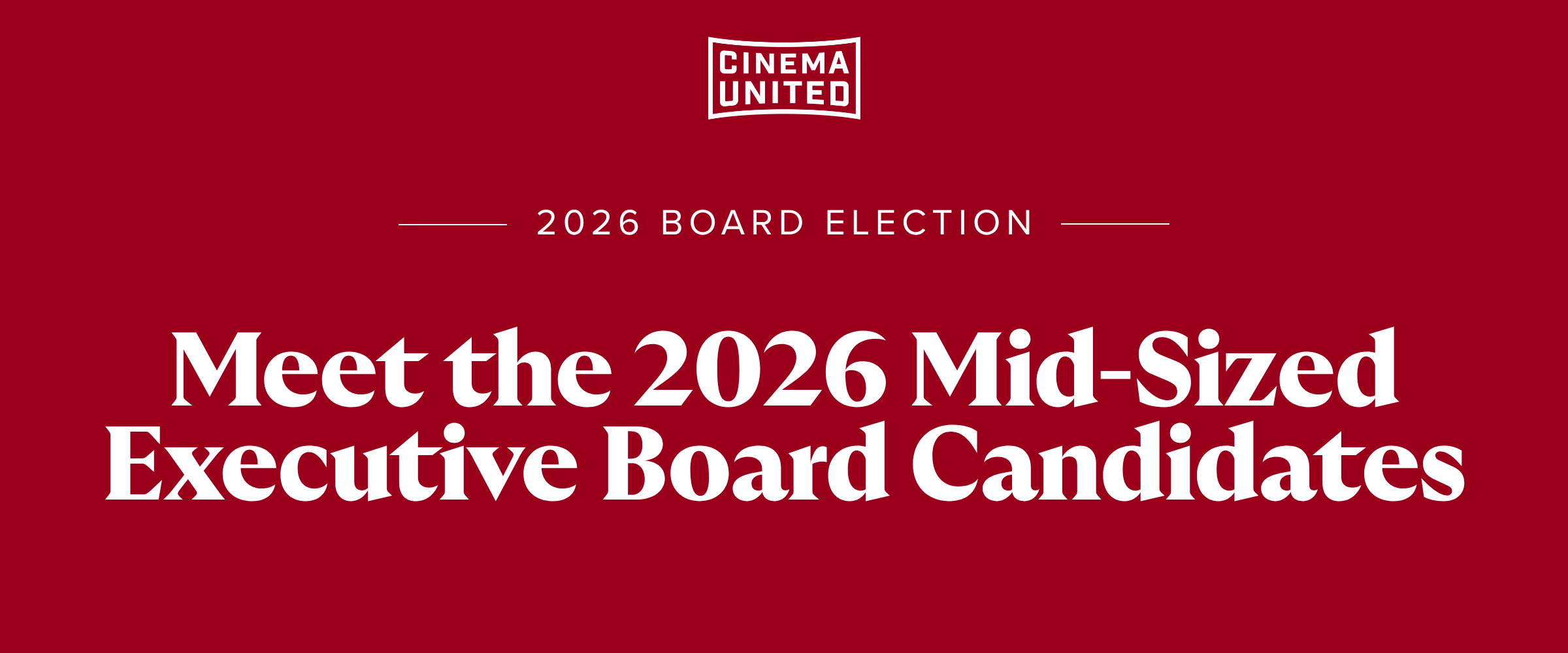 2026 Mid-Sized Executive Board Candidates